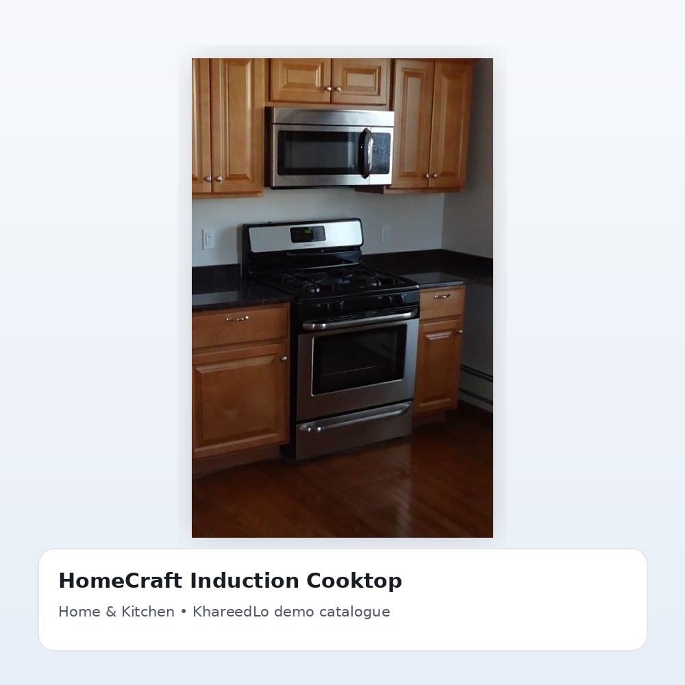 HomeCraft Induction Cooktop