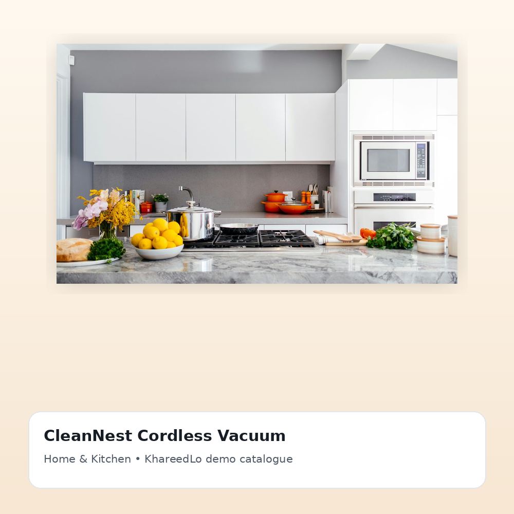 CleanNest Cordless Vacuum