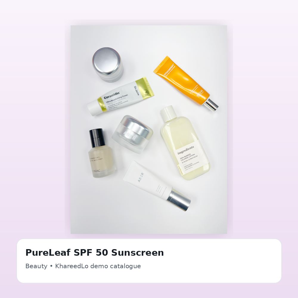 PureLeaf SPF 50 Sunscreen